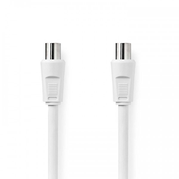Antenna cable male - female 1.5mt white