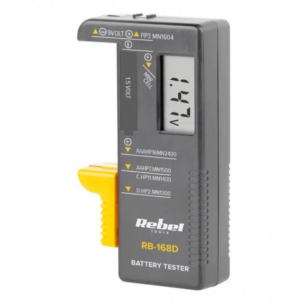 Digital battery tester with display
