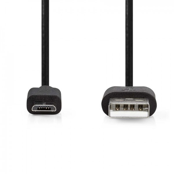 USB 2.0 cable plug A - micro B plug 0.5 mt