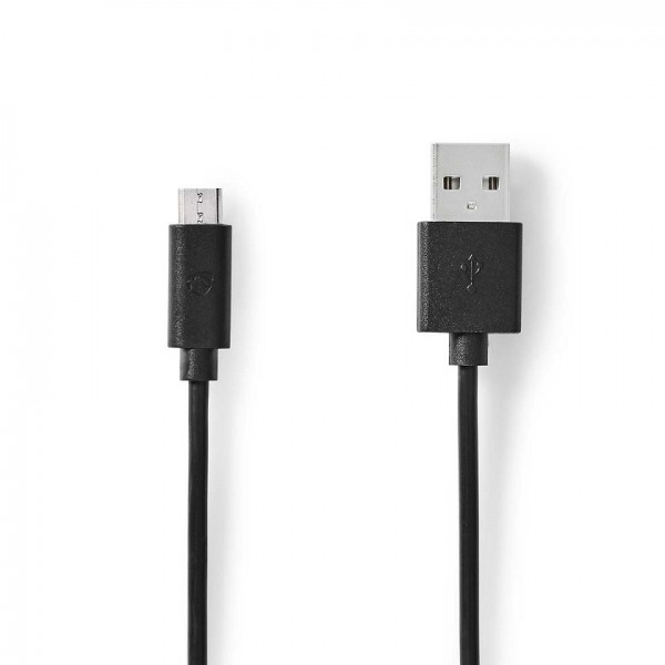 USB 2.0 cable plug A - micro B plug 2 mt