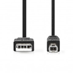 USB 2.0 cable plug A - plug B 1 mt