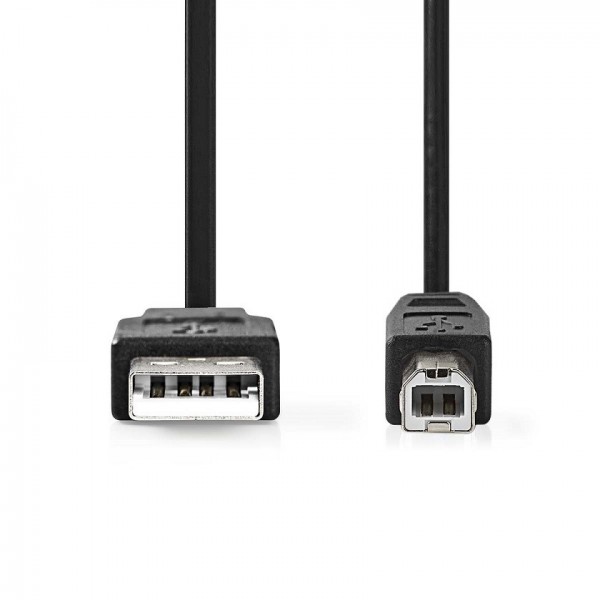 USB 2.0 cable plug A - plug B 2 mt