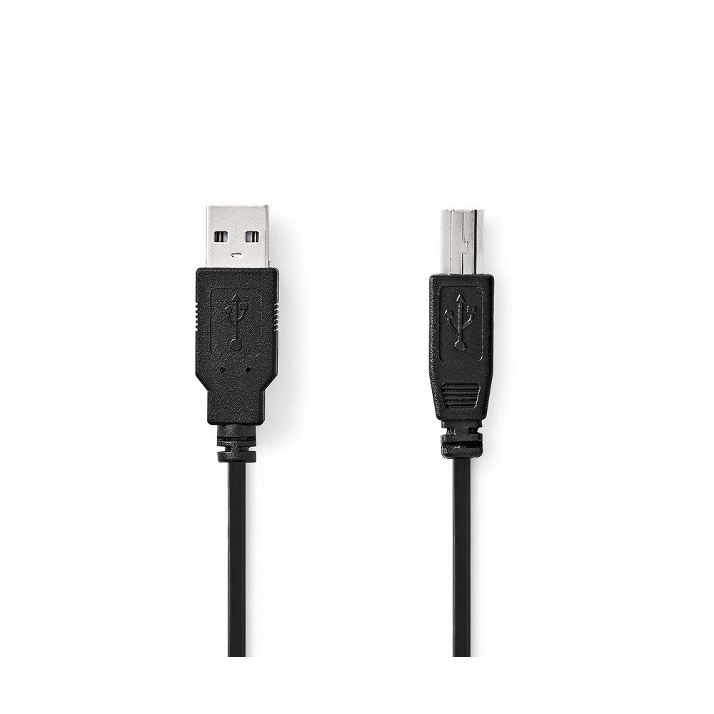 USB 2.0 cable plug A - plug B 2 mt