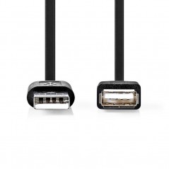 USB 2.0 cable plug A - socket A 1 mt
