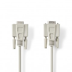 Serial cable DB9 male - female 5mt