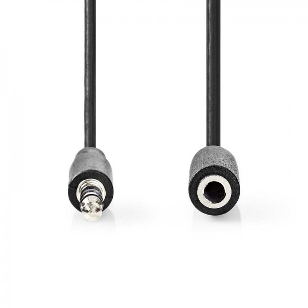 3.5mm stereo male - female jack cable 5mt