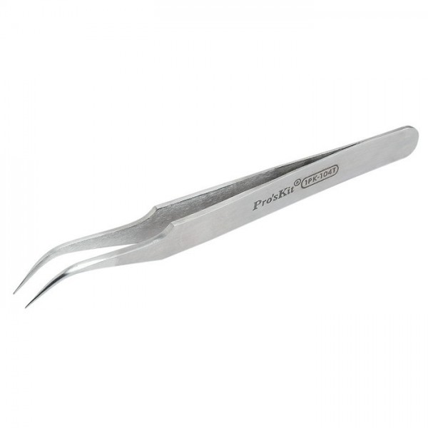 Tweezers with curved spring 120mm 1PK-104T