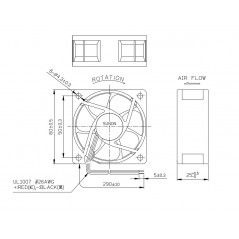 Ventola 60x60x25 24V MF60252V3-1000U-A99