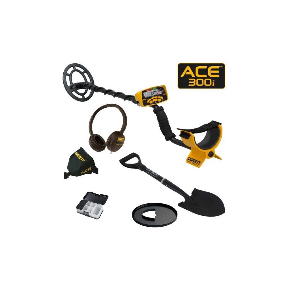 Metal Detector ACE 300i Garrett kit with shovel