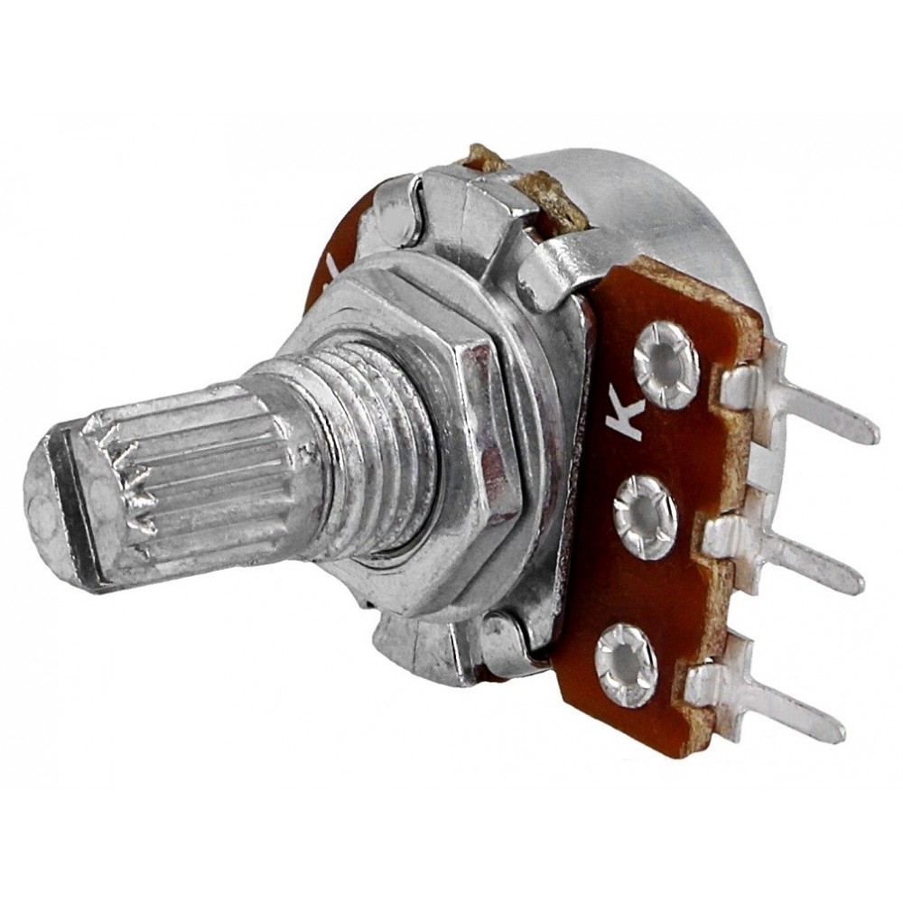 Metallic linear 1K ohm potentiometer