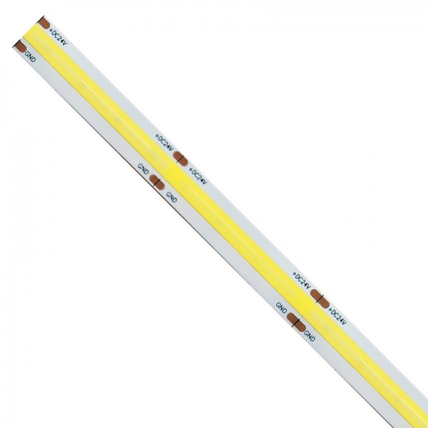 24V yellow COB LED strip IP20