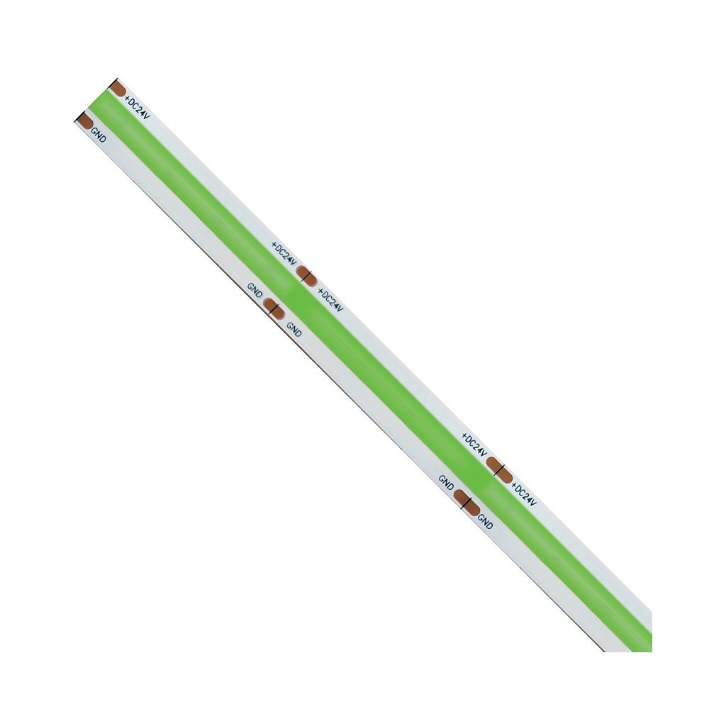24V green COB LED strip IP20