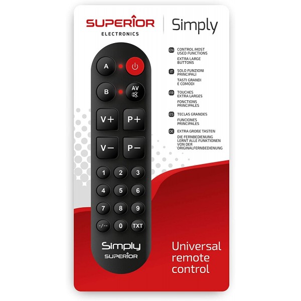 Superior Simply Numeric programmable remote control