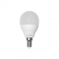 Lampada LED mini sfera 8W E14 luce calda alta potenza