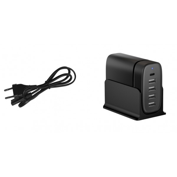 Alimentatore USB 5V DC 4.4A con 5 porte