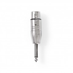 Adattatore XLR femmina JACK 6.3mm mono maschio