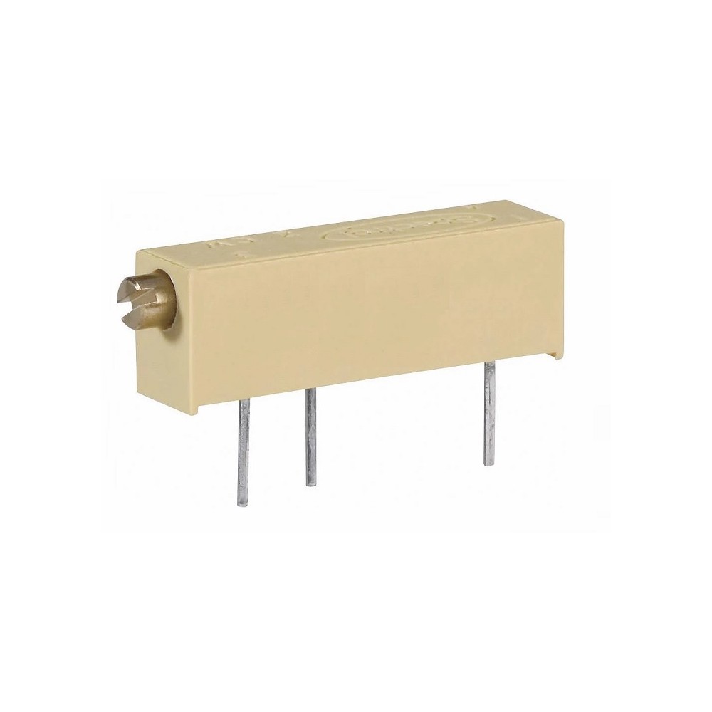 Horizontal 100 Kohm multiturn trimmer 43P104