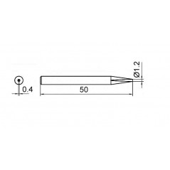 Tip Weller 4SPI26206-1 1.2mm