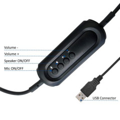 Cuffie USB con microfono EW3568