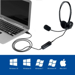 Cuffie USB con microfono EW3568