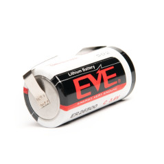 EVE C 3.6V 8.5A lithium battery with terminals ER26500