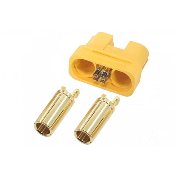 Female AS150U-F 2-pole DC power supply connector Amass
