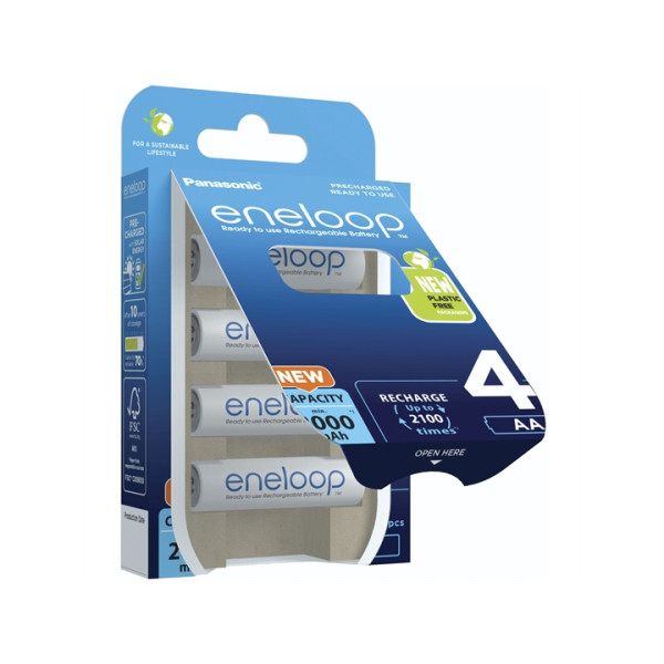 Eneloop Battery AA NiMh 1.2V 2Ah CF4pcs BK-3MCDE/4B