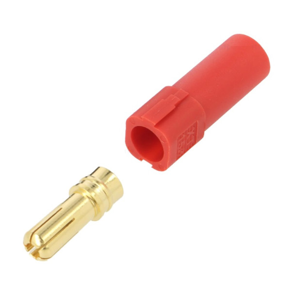 Red male XT150U-M DC power supply connector