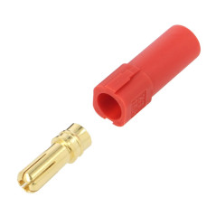 Red male XT150U-M DC power supply connector
