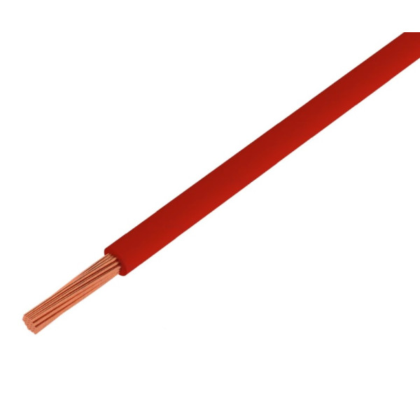 Cavo elettrico 1x1mm rosso H05V-K