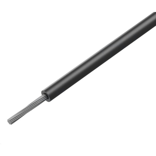 1x1.50mm black silicone cord