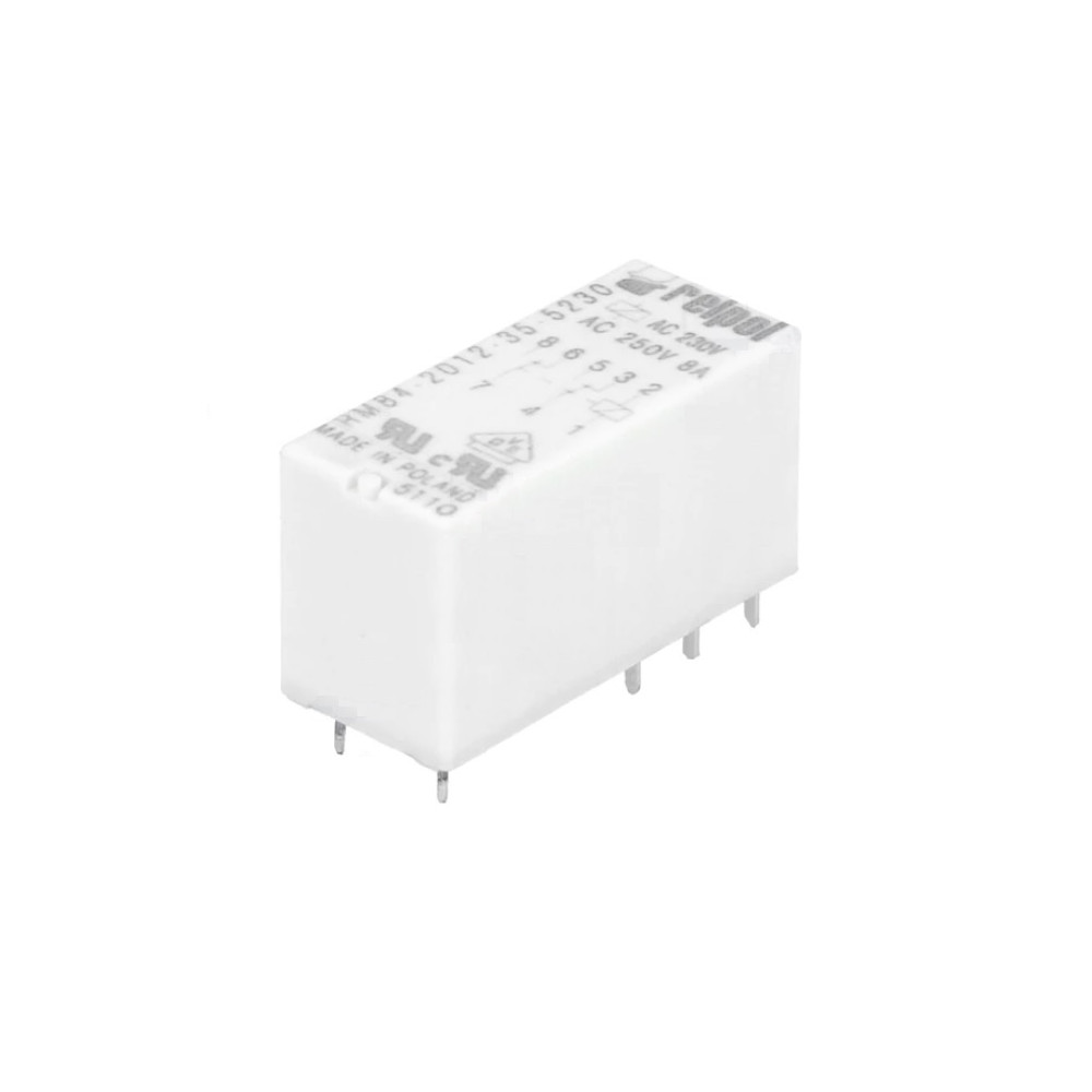 Relay 220Vac 8A 2 exchanges Relpol