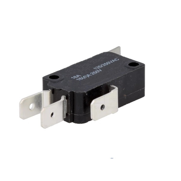 Microswitch 16 A - 250 V with 27 mm long lever