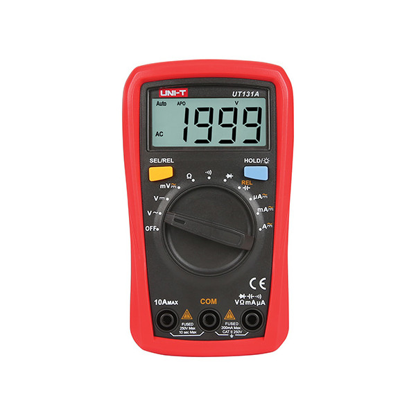 Digital multimeter with UT131A capacitance meter